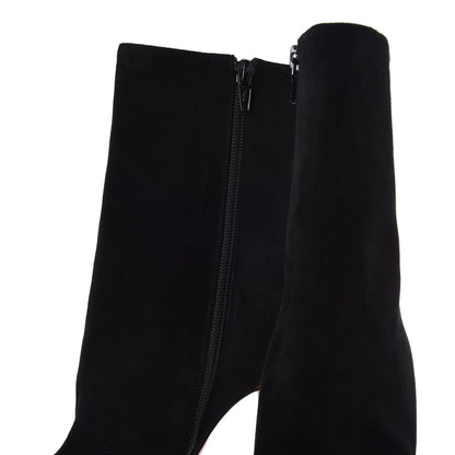 Christian Louboutin Suede Taclou Booty 140 Ankle Boots 38.5 Black 9 of 9