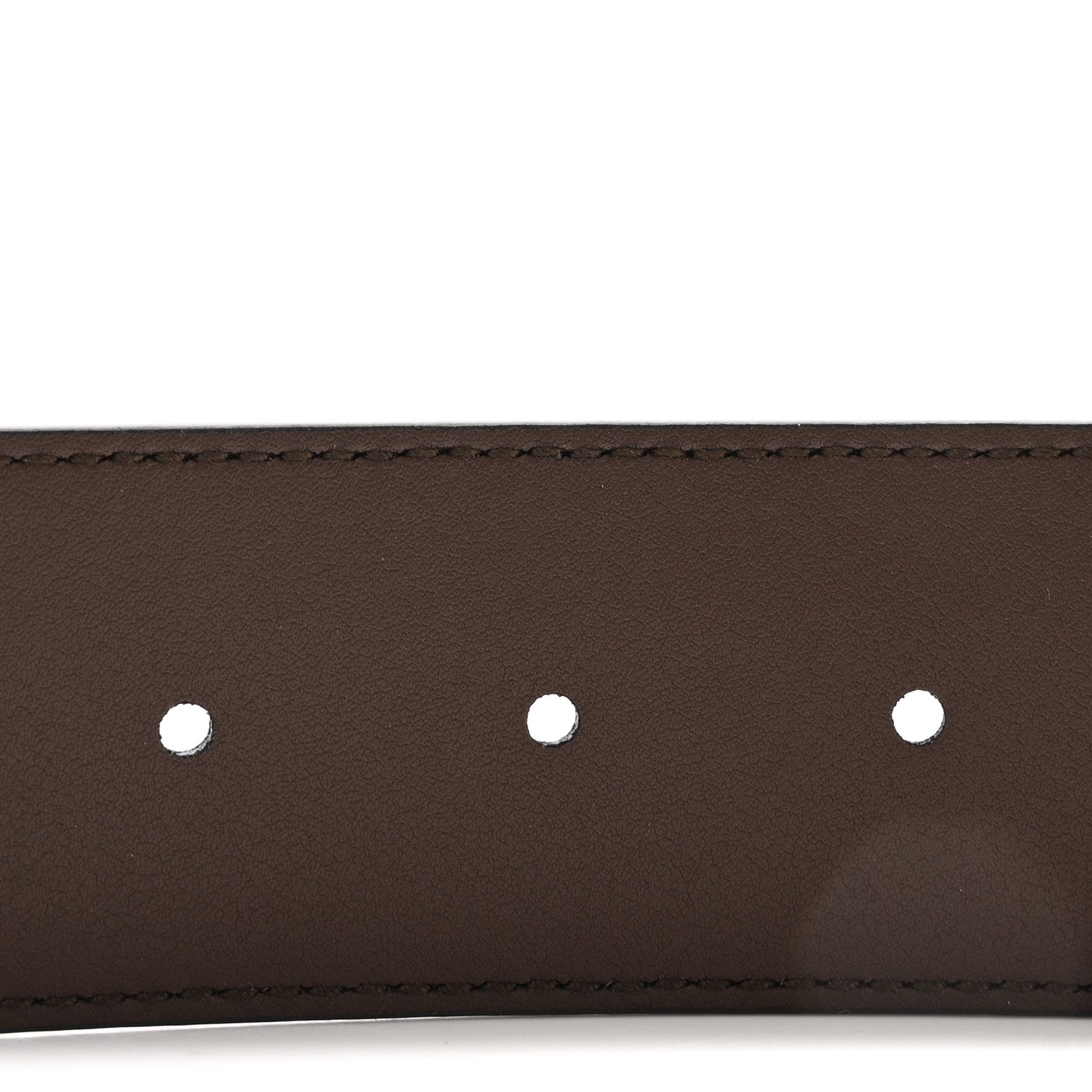 Gucci GG Supreme Monogram Matte Plutone Calfskin Double G 40mm Belt 75 30 Beige Ebony New Acero 4 of 6