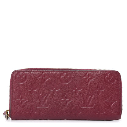 Louis Vuitton Empreinte Clemence Wallet Raisin 1 of 10