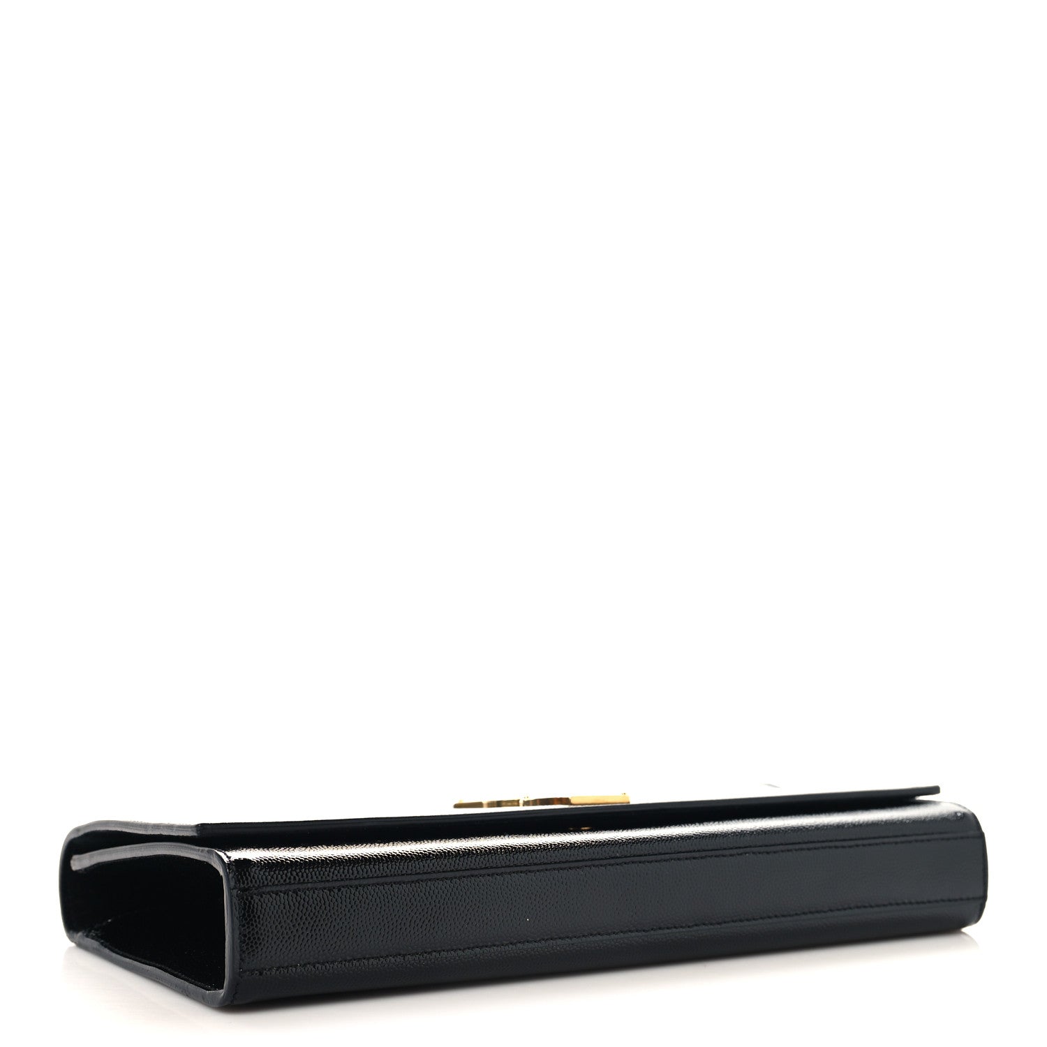 Saint Laurent Grain De Poudre Monogram Cassandre Clutch Black Black 4 of 6