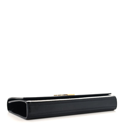 Saint Laurent Grain De Poudre Monogram Cassandre Clutch Black Black 4 of 6