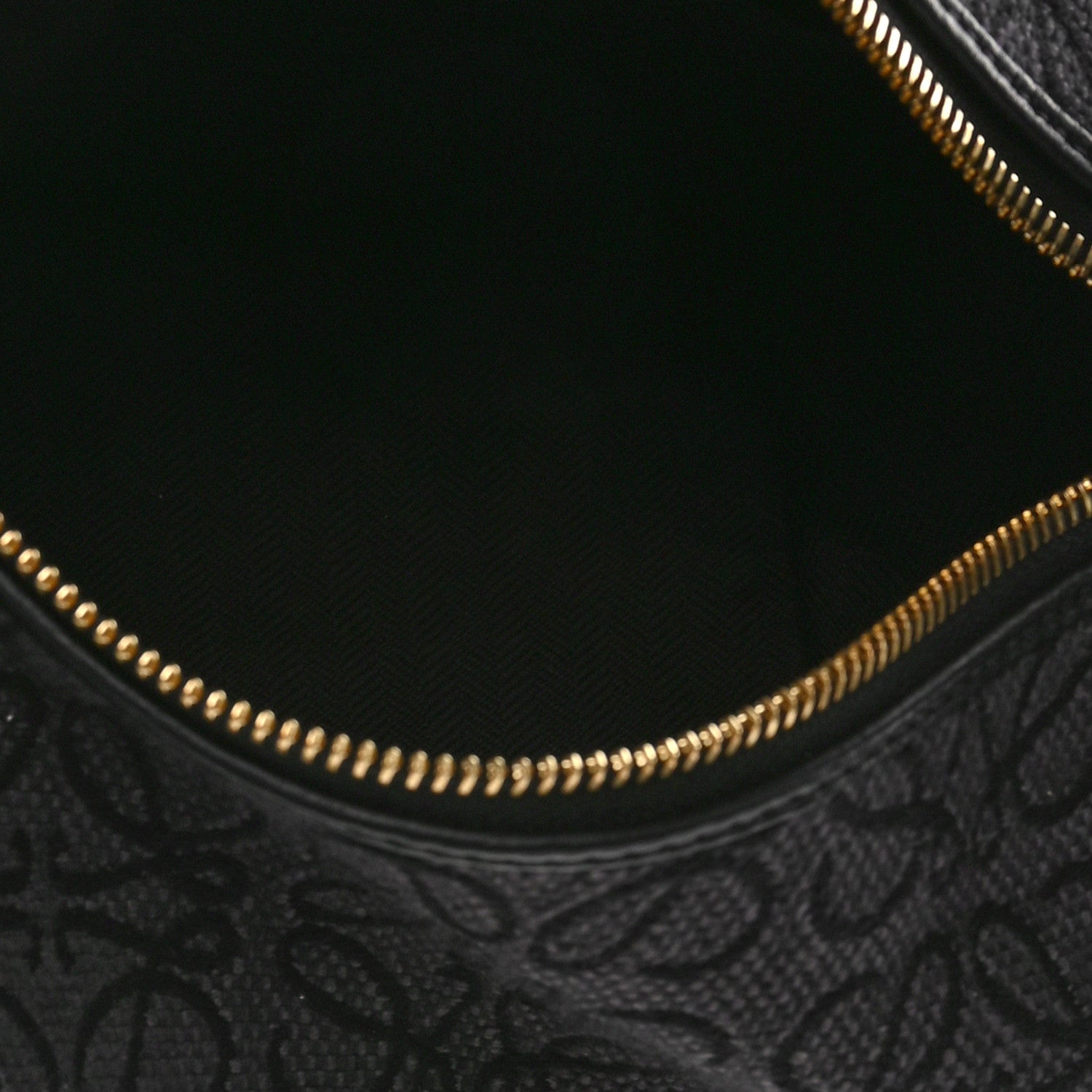 Loewe Jacquard Anagram Calfskin Small Cubi Bag Anthracite Black 5 of 8