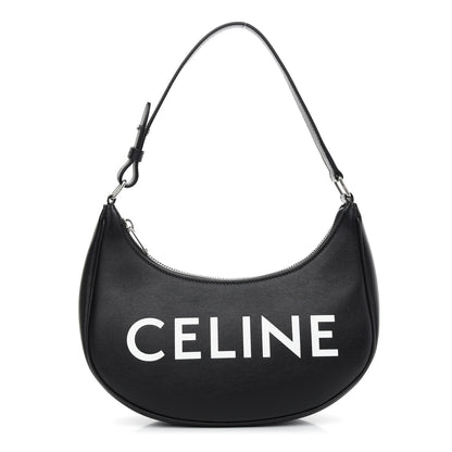 Celine Calfskin Ava Shoulder Bag Black 1 of 9
