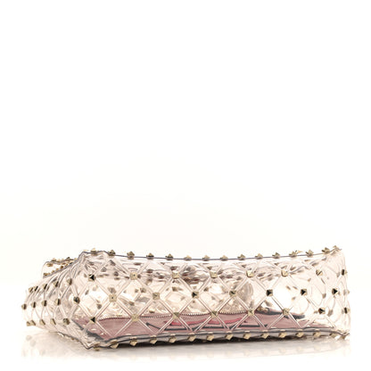 Valentino Garavani PVC Medium Rockstud Spike Shoulder Bag 4 of 10