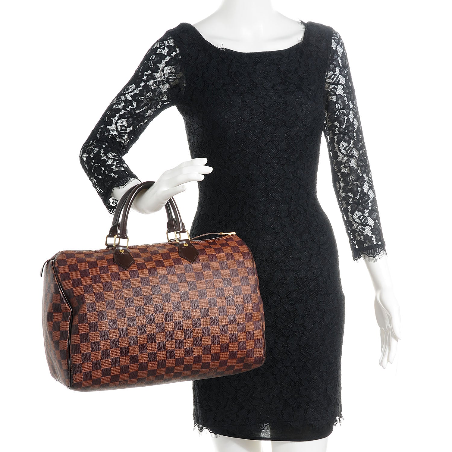 Louis Vuitton Damier Ebene Speedy 35 2 of 7