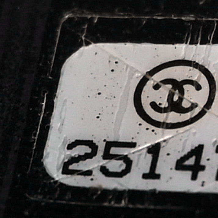 Caviar Quilted Card Holder Black