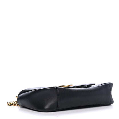 Gucci Calfskin Matelasse Mini GG Marmont Shoulder Bag Black 3 of 5