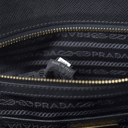 Prada Saffiano Large Galleria Double Zip Tote Black 9 of 10