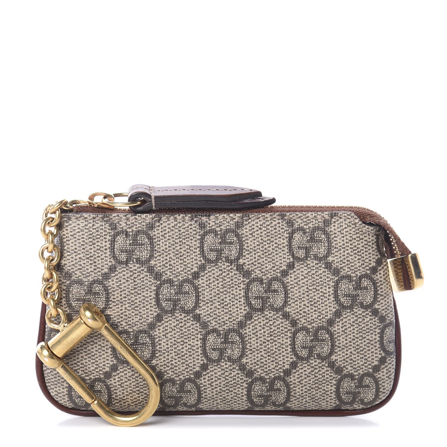 Gucci GG Supreme Monogram Key Case Brown 1 of 6
