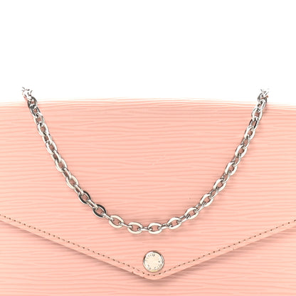 Louis Vuitton Epi Pochette Felicie Rose Ballerine 9 of 11