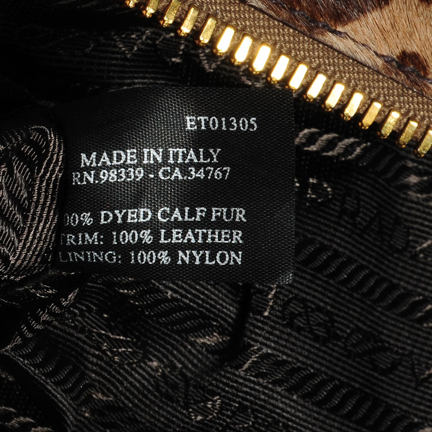 Prada Calf Hair Giraffe Print Tote Sabbia Moro 8 of 16