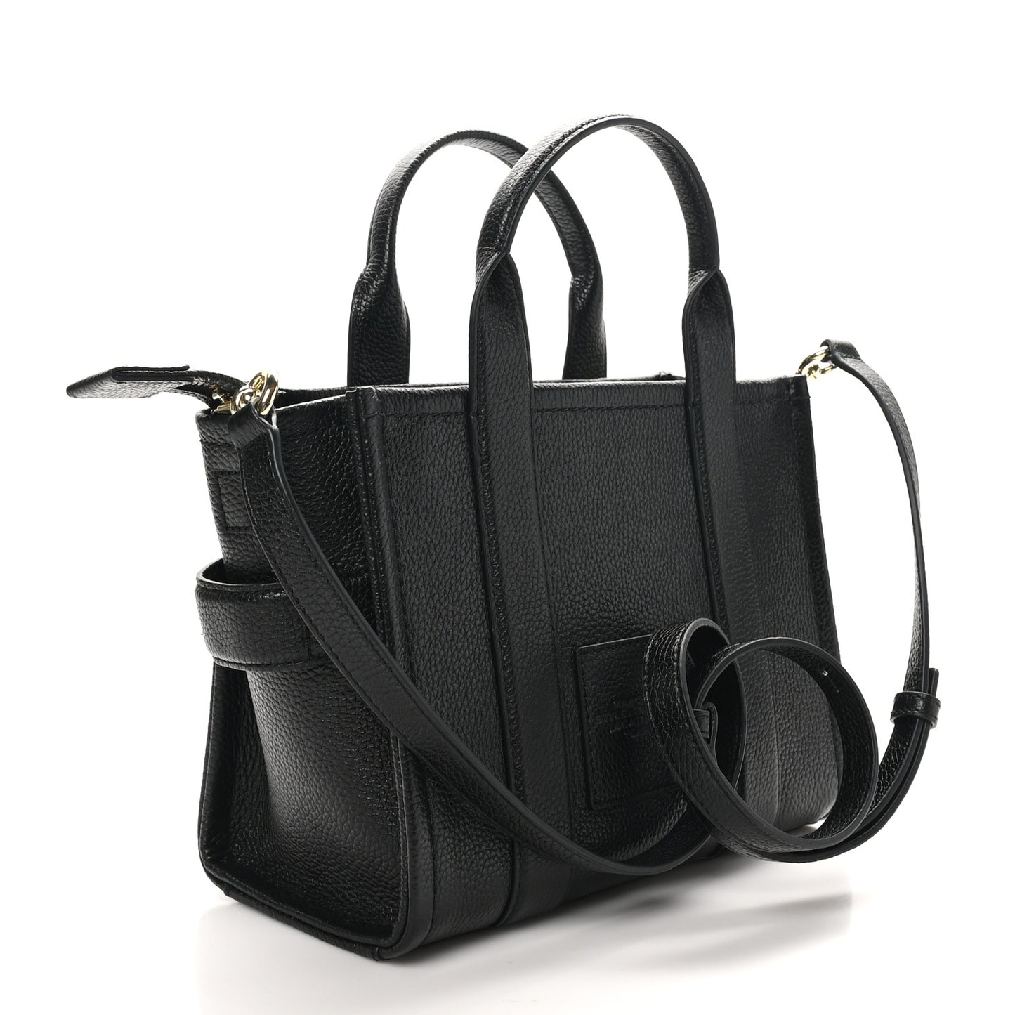Grained Calfskin Small The Tote Bag Black