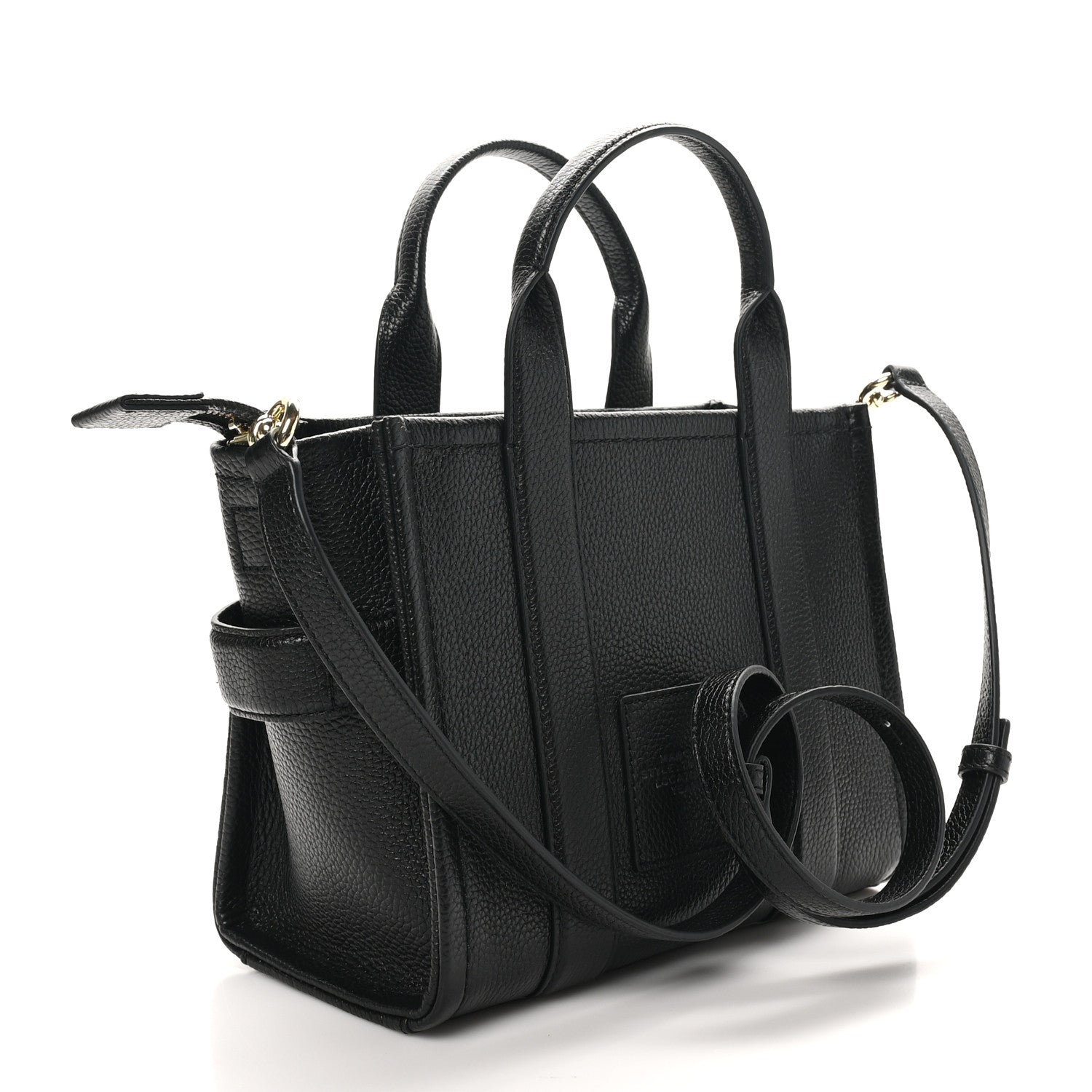 Marc Jacobs Grained Calfskin Small The Tote Bag Black 2 of 9