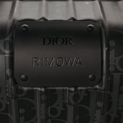 Christian Dior X RIMOWA Aluminum Gradient Cabin Luggage Black 14 of 14