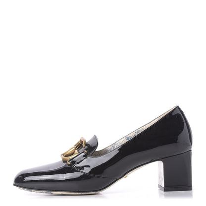 Gucci Vernice GG Victoire 55mm Loafer Pumps 38.5 Black 1 of 11