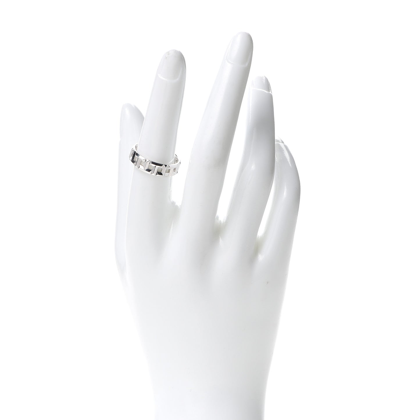 18K White Gold T True Wide Ring 54 7