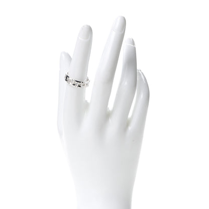 Tiffany 18K White Gold T True Wide Ring 54 7 2 of 5