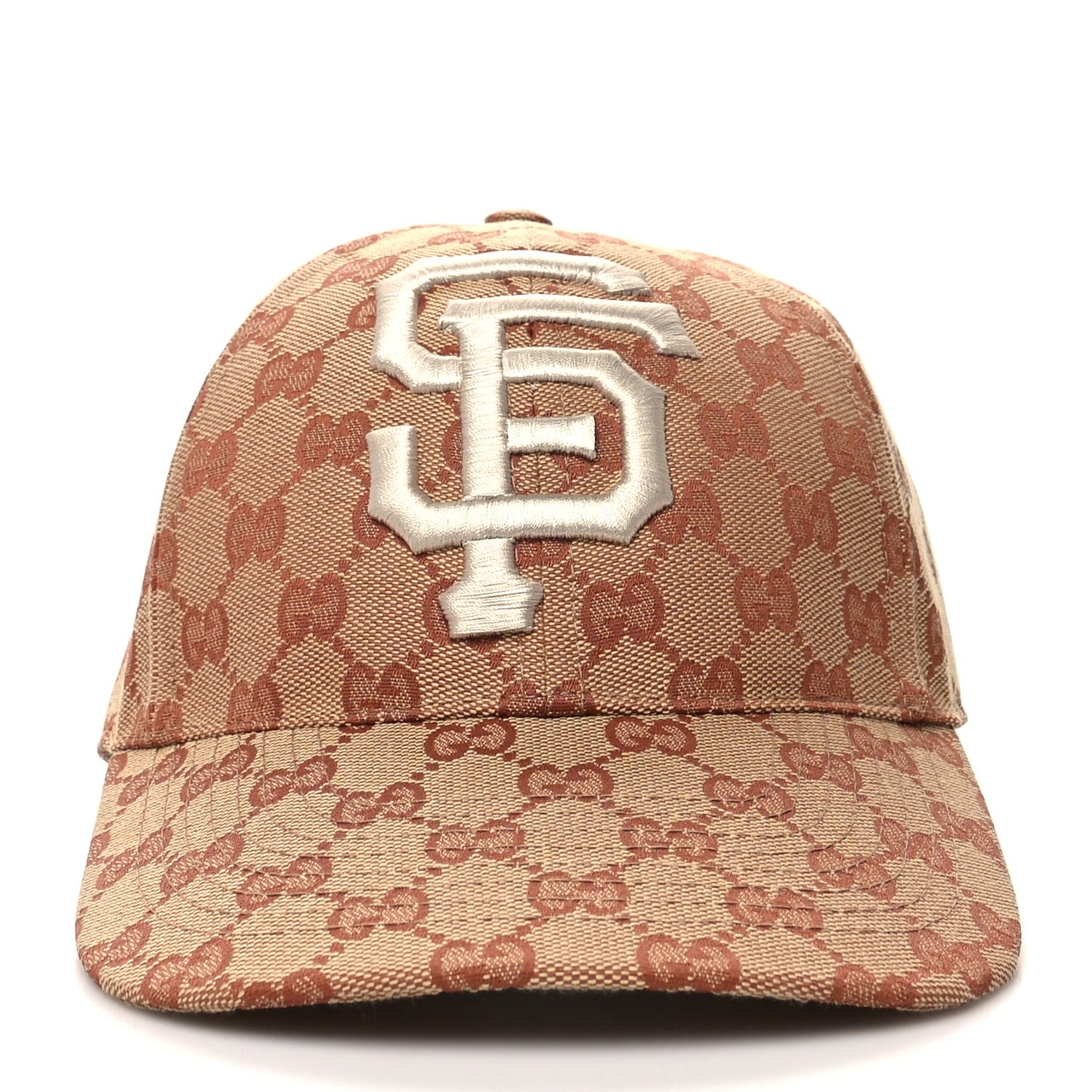 X MLB Monogram SF Giants Baseball Hat M Beige Ruggine
