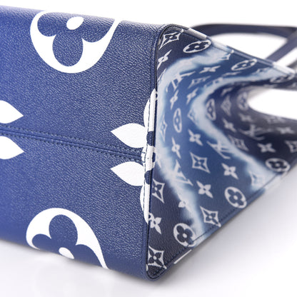 Louis Vuitton Monogram Escale Onthego GM Blue 6 of 9