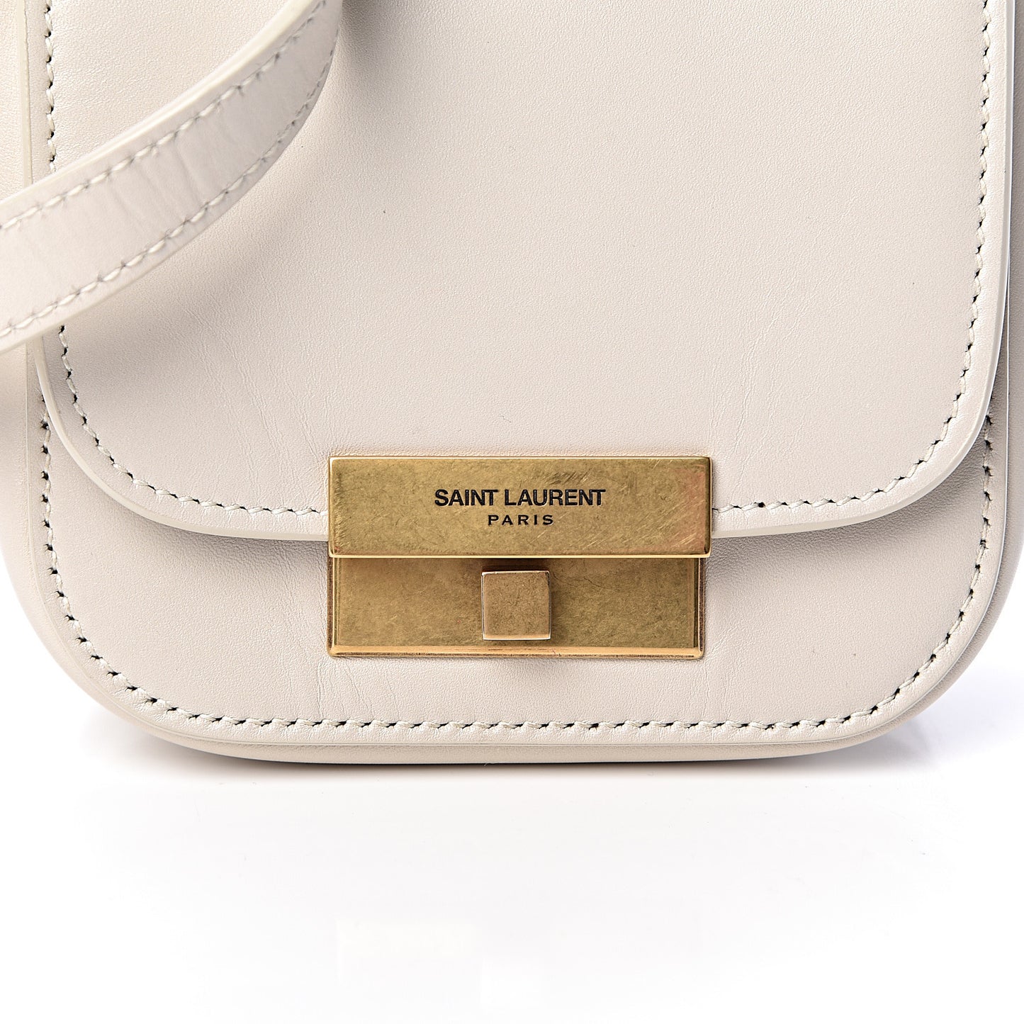 Smooth Calfskin Mini Betty Satchel Ivory