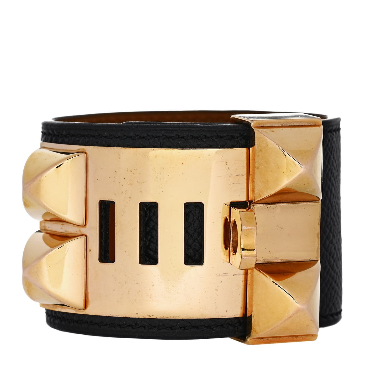 Epsom Collier de Chien CDC Bracelet XS Black