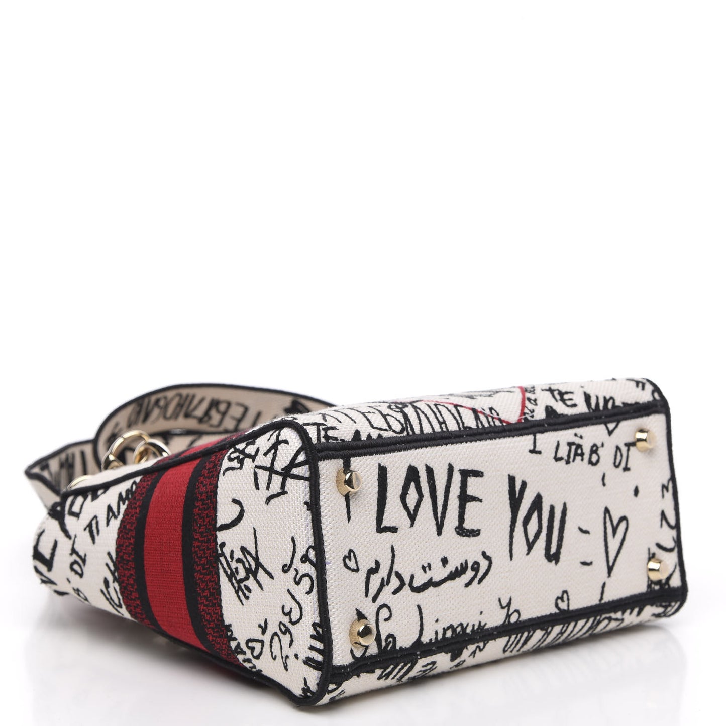 Canvas Medium DiorAmour Graffiti Lady D-Lite Latte