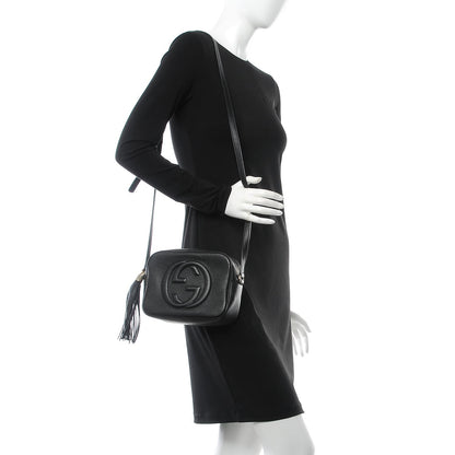 Gucci Pebbled Calfskin Small Soho Disco Bag Black 2 of 7