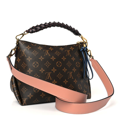 Louis Vuitton Monogram Beaubourg Hobo Mini Bordeaux Red Peach Safran Blue Jean Blue 3 of 9