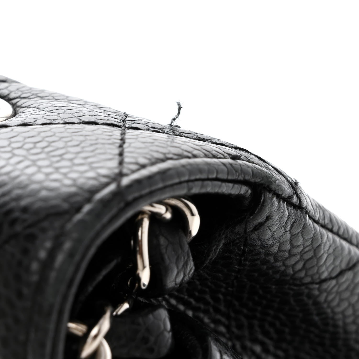 Chanel Caviar Quilted Medium Double Flap Black 11 of 20