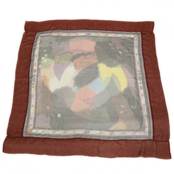 Silk Knit CC Scarf