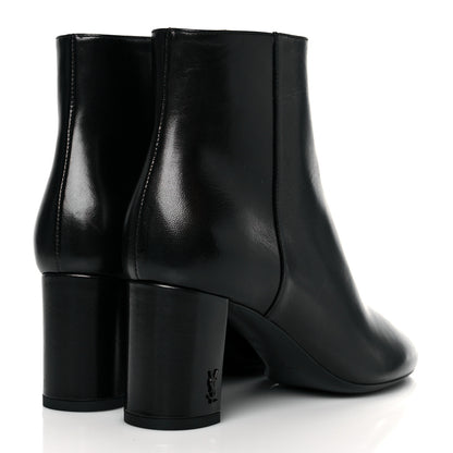 Saint Laurent Nappa Loulou Ankle Zip Boot 36 Black 4 of 8