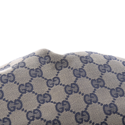 Gucci Monogram Calfskin Large Sukey Tote Beige Blue 10 of 11
