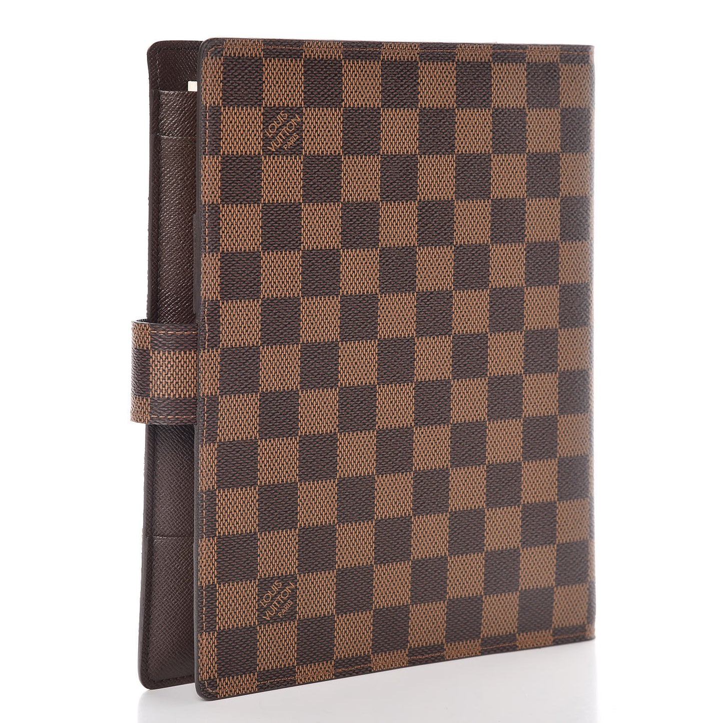Damier Ebene Large Ring Agenda Cover
