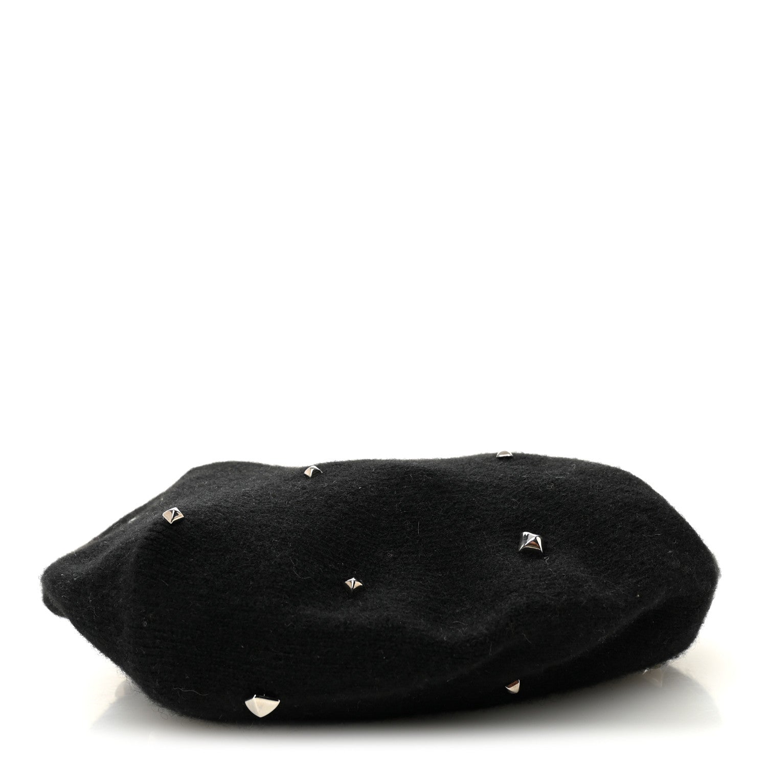 Hermes Cashmere Medor Studded Darling Beret S Black 4 of 9