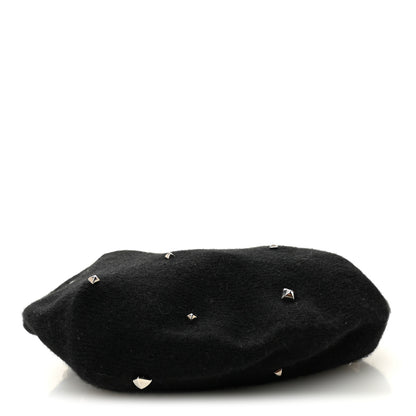 Hermes Cashmere Medor Studded Darling Beret S Black 4 of 9