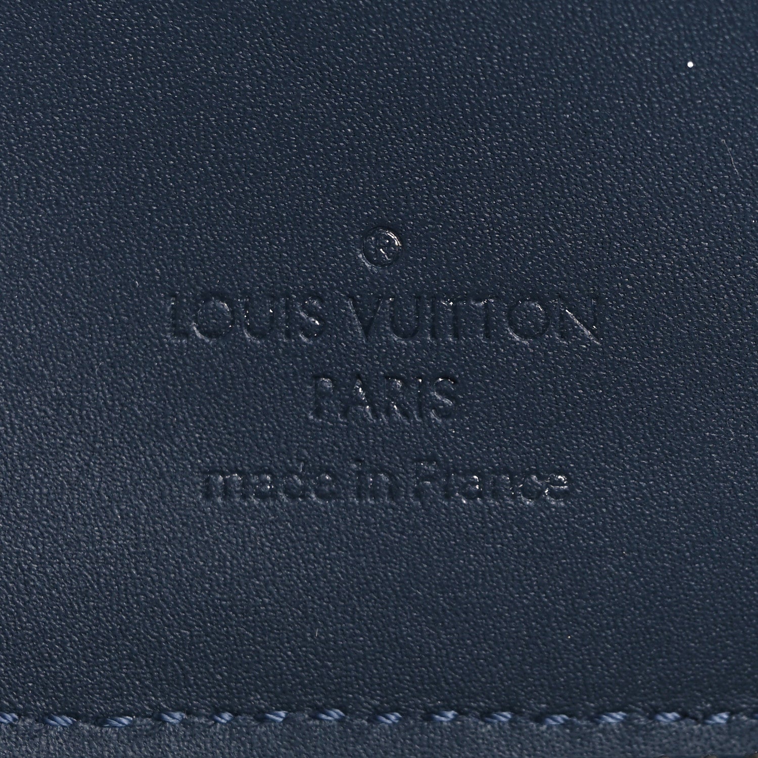 Louis Vuitton Hickory Stripes Denim Monogram Watercolor Wallet On Strap Blue 6 of 8
