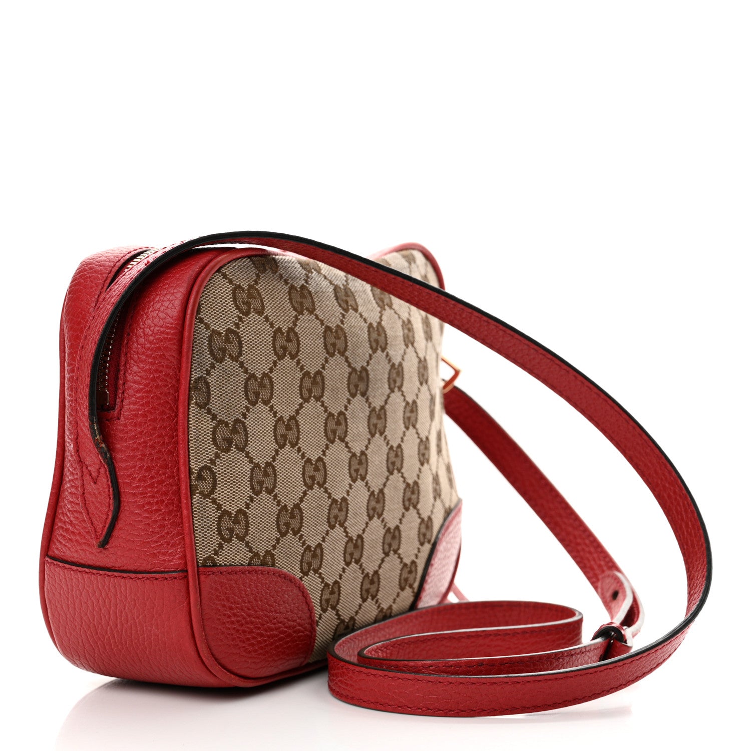 Gucci Monogram Mini Bree Messenger Bag Red 3 of 21