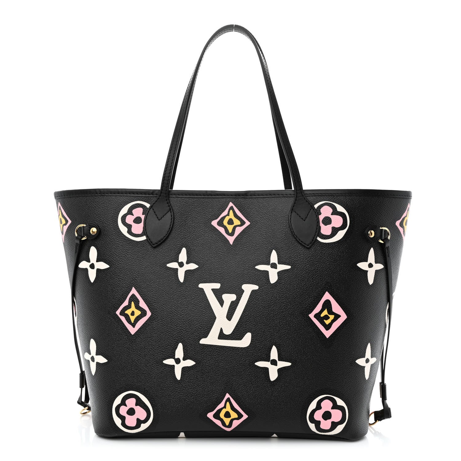Louis Vuitton Monogram Giant Wild at Heart Neverfull MM Black 1 of 9