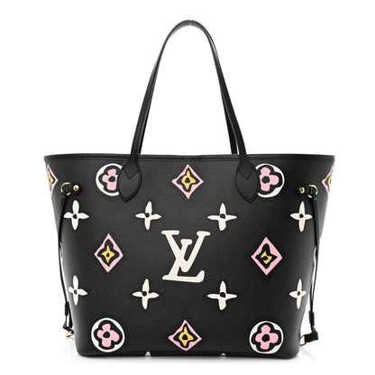 Louis Vuitton Monogram Giant Wild at Heart Neverfull MM Black 1 of 9