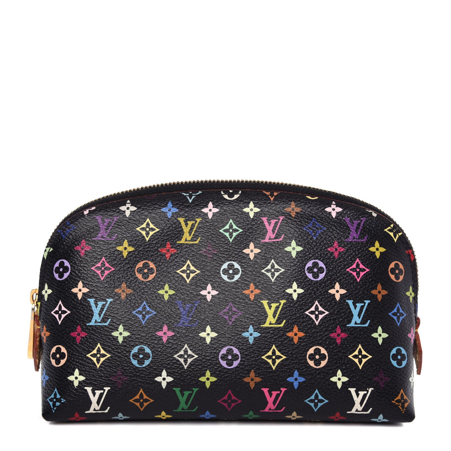 Louis Vuitton Monogram Multicolor Cosmetic Pouch Black Grenade 1 of 7