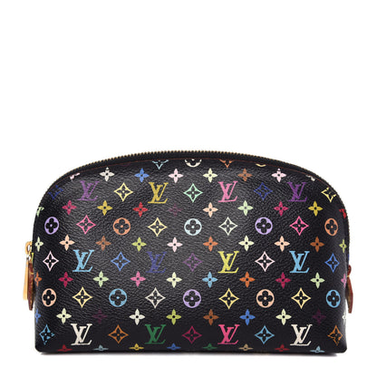 Louis Vuitton Monogram Multicolor Cosmetic Pouch Black Grenade 1 of 7