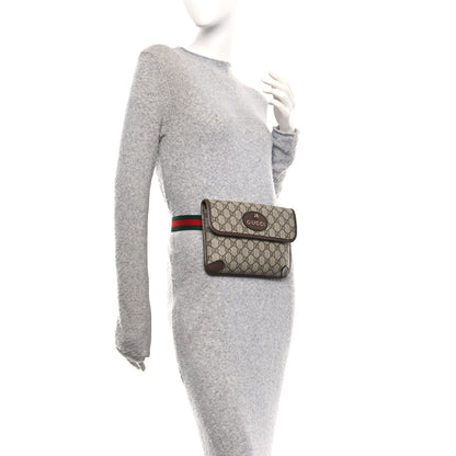Gucci GG Supreme Monogram Neo Vintage Web Belt Bag Brown 2 of 15
