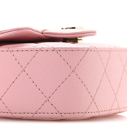 Chanel Caviar Quilted Mini Clutch With Chain Pink 10 of 12
