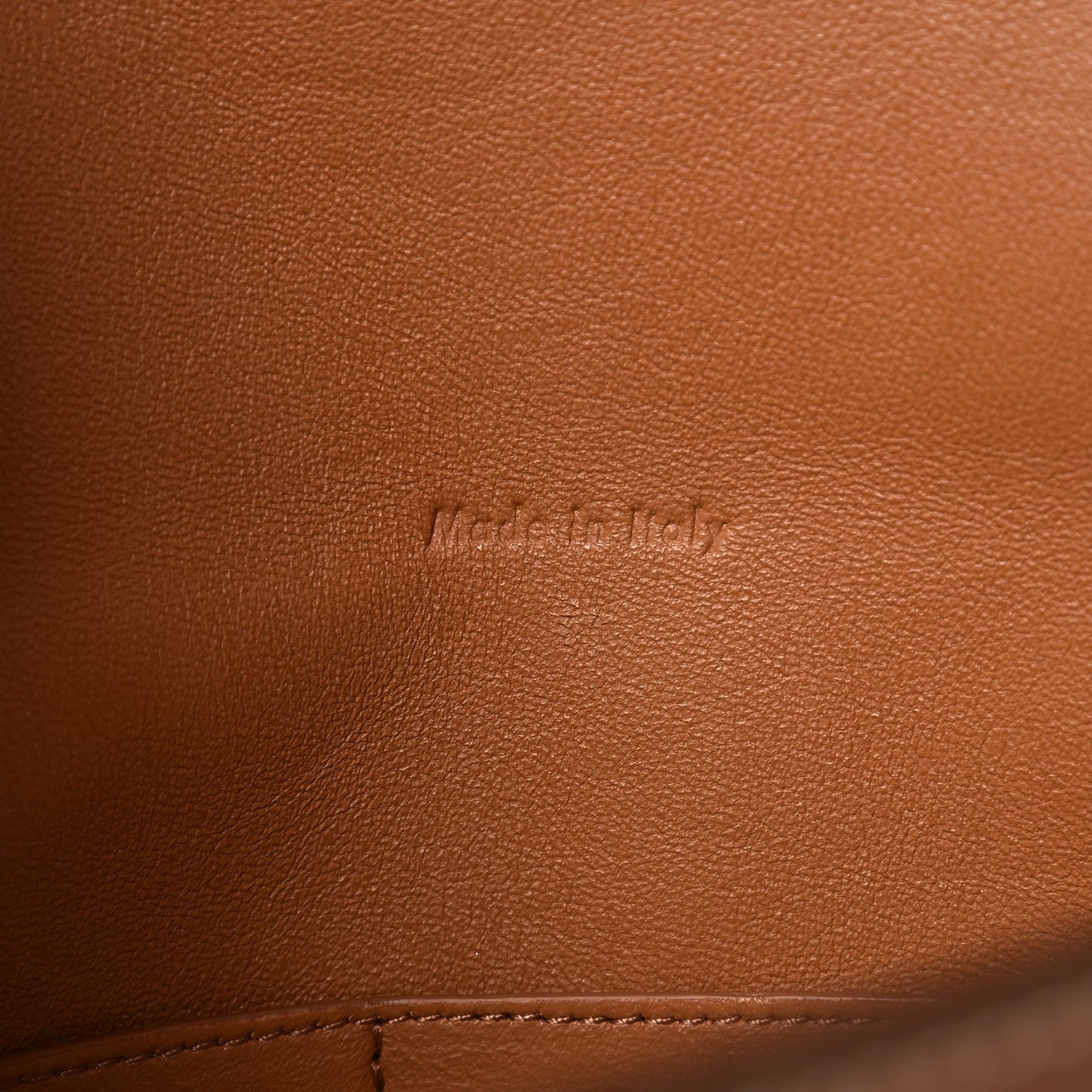 Palmelato Calfskin Medium Trotteur Tan