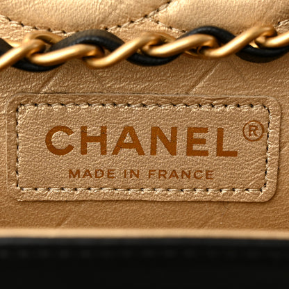 Chanel Lambskin Quilted Medium Rue Cambon Charms Double Flap Black 6 of 14