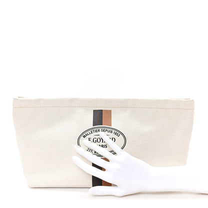 Goyard Canvas Necessaire Organizer Pouch Off White 2 of 7
