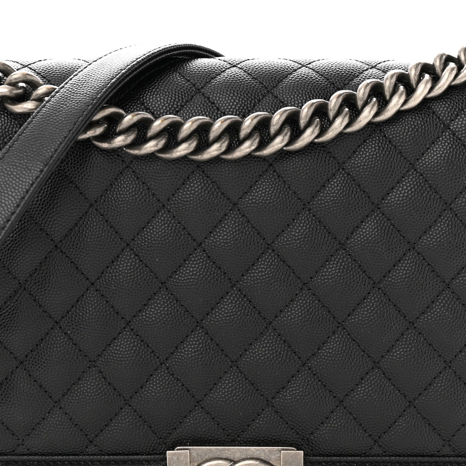 Chanel Caviar Quilted New Medium Boy Flap Black 8 of 12