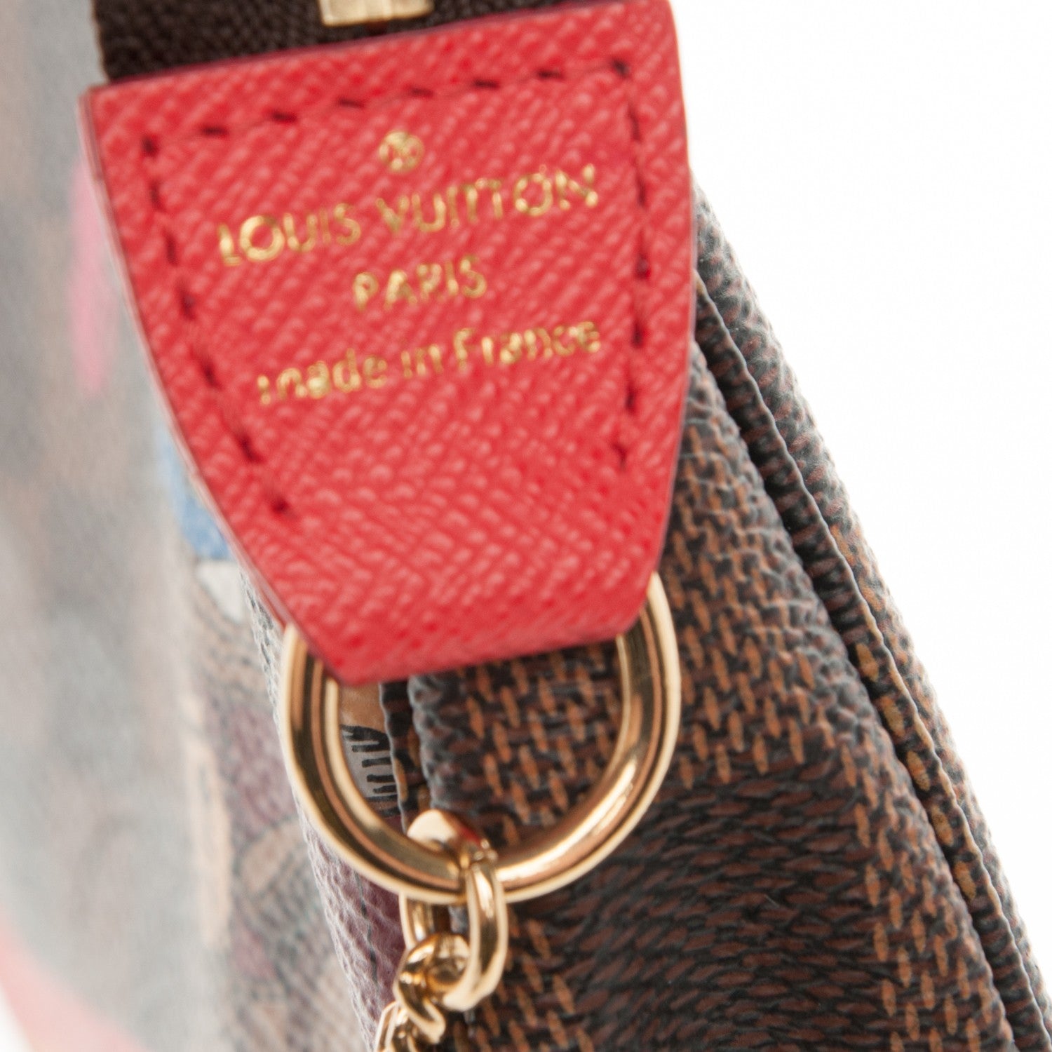Louis Vuitton Damier Ebene 2015 Christmas Animation Mini Pochette Accessories 7 of 7