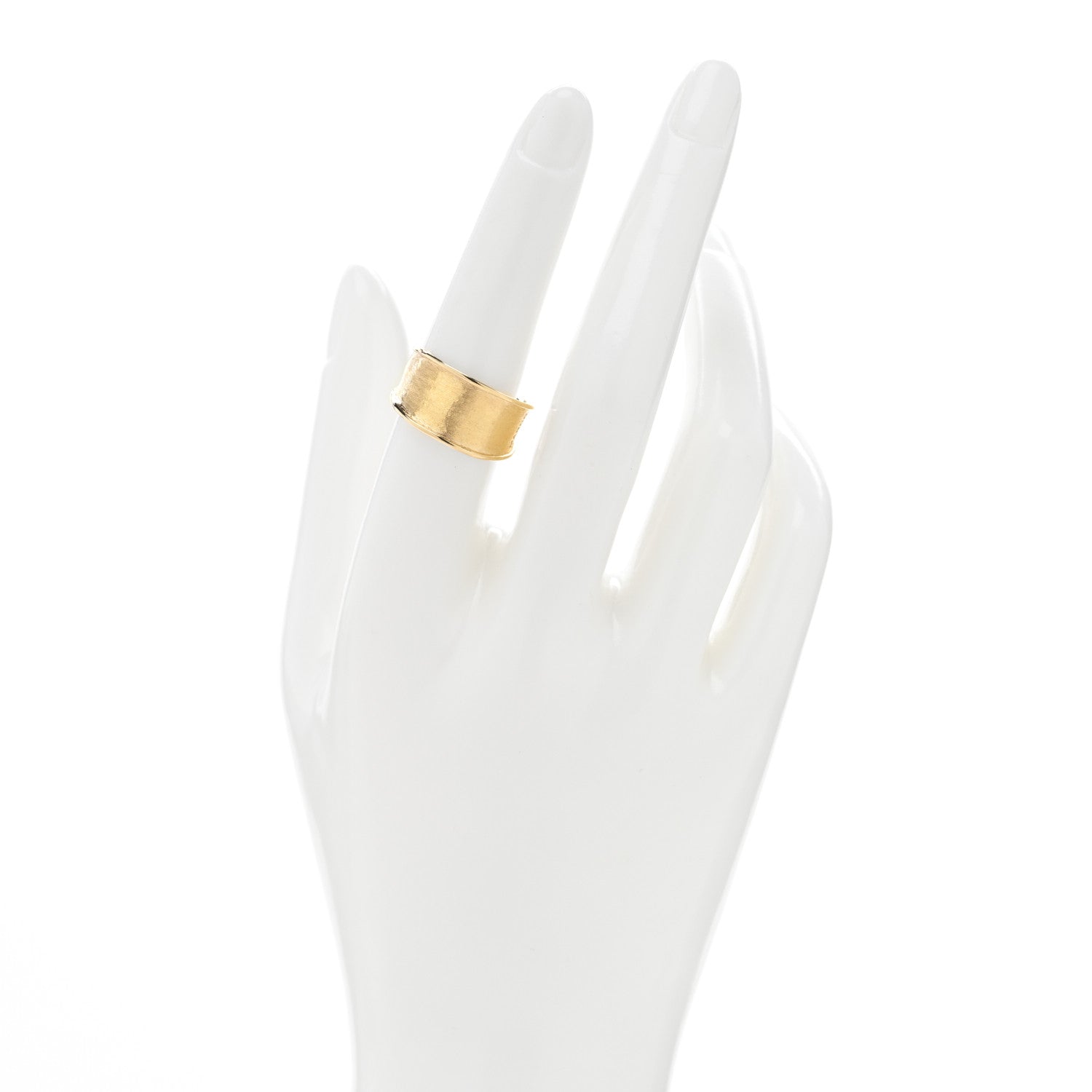 Marco Bicego 18K Yellow Gold Lunaria Band Ring 54 7 2 of 4