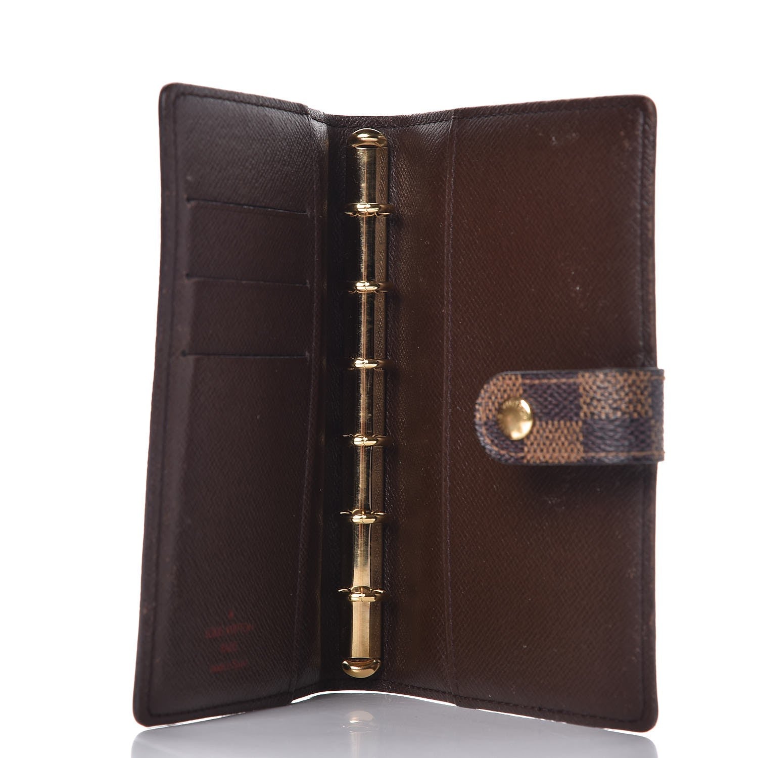 Louis Vuitton Damier Ebene Small Ring Agenda Cover 6 of 17